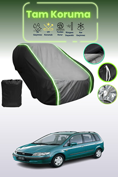 Dokaca Neo غطاء حماية متوافق مع سيارة فورد إكسيون قماش مجدّل باللون الأسود_ال...