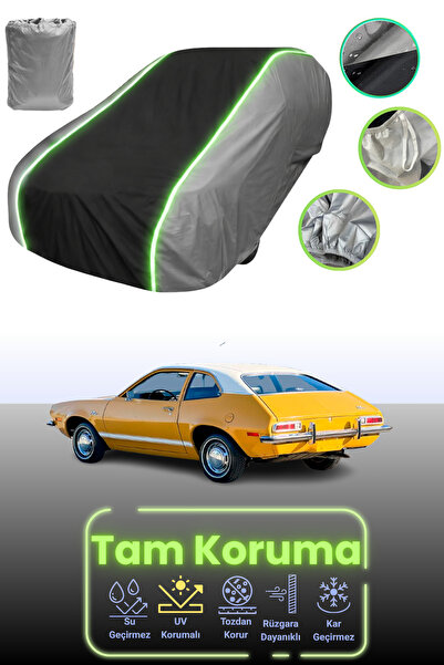 Dokaca Neo غطاء حماية للسيارة باللون الرمادي والأسود والرمادي النيون قماش مجد...