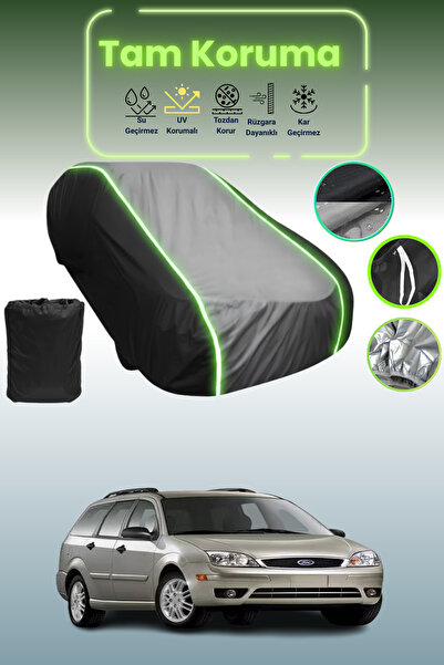 Dokaca Neo غطاء حماية متوافق مع سيارة فورد فوكس واجن قماش مجدّل من 2001 إلى 2...