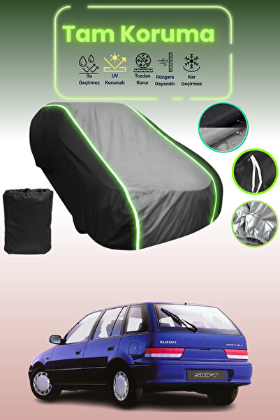 Dokaca Neo غطاء حماية متوافق مع سيارة سوزوكي سويفت ذات قماش مجدّل أبواب من 19...