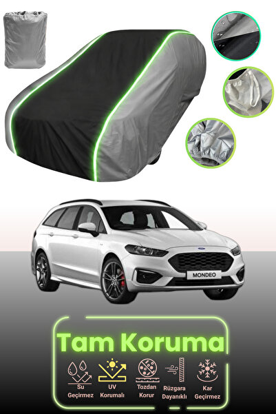 Dokaca Neo غطاء حماية للسيارة باللون الرمادي والأسود والرمادي النيون قماش مجد...