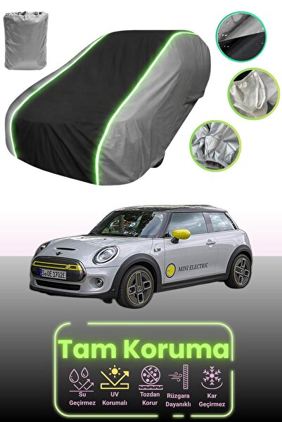 Dokaca Neo غطاء حماية للسيارة باللون الرمادي والأسود والرمادي النيون قماش مجد...