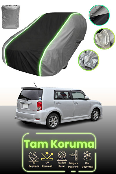 Dokaca Neo غطاء حماية للسيارة باللون الرمادي والأسود والرمادي النيون قماش مجد...