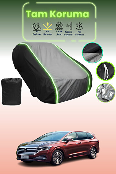 Dokaca Neo غطاء حماية متوافق مع سيارة فولكس فاجن فيلوران قماش مجدّل باللون ال...