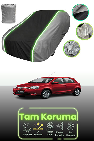 Dokaca Neo غطاء حماية للسيارة باللون الرمادي والأسود والرمادي النيون قماش مجد...