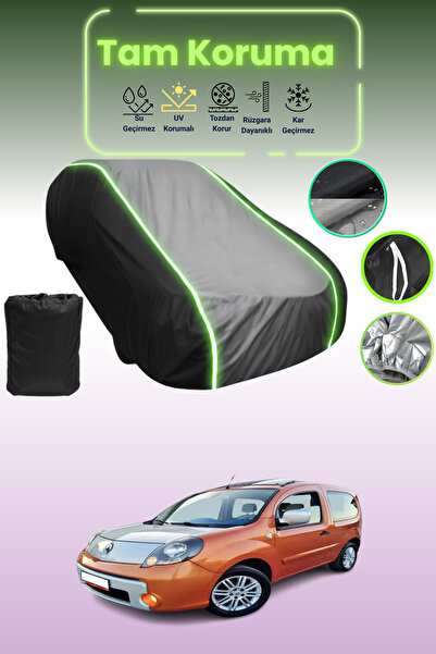 Dokaca Neo غطاء حماية متوافق مع سيارة رينو كانجو بي بوب قماش مجدّل باللون الأ...