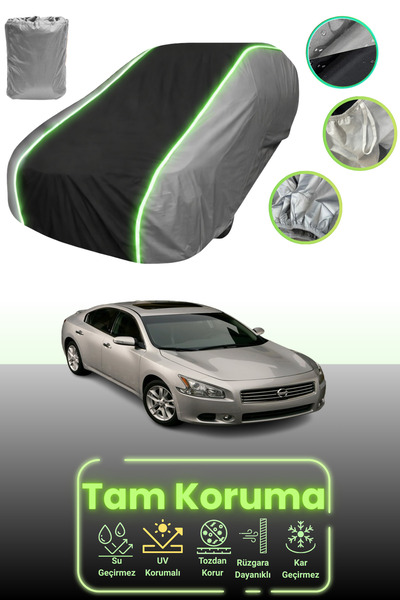 Dokaca Neo غطاء حماية للسيارة باللون الرمادي والأسود والرمادي النيون قماش مجد...