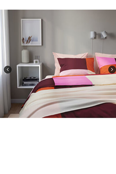 Brunbeste Husă pilotă+2 fețe pernă, roz, 200x200/50x60 cm