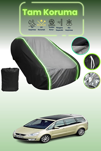 Dokaca Neo غطاء حماية متوافق مع سيارة فورد جالاكسي 2006 - 2016 باللون الأسود_...