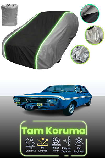 Dokaca Neo غطاء حماية للسيارة باللون الرمادي والأسود والرمادي النيون قماش مجد...