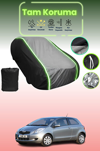 Dokaca Neo غطاء حماية متوافق مع سيارة تويوتا ياريس قماش مجدّل ذات 3 أبواب من ...