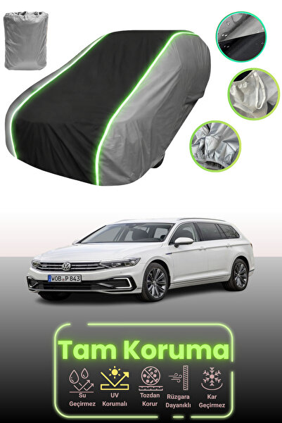 Dokaca Neo Grey.Black.Grey Neon Corded Fabric Volkswagen Passat Variant Gte 2...
