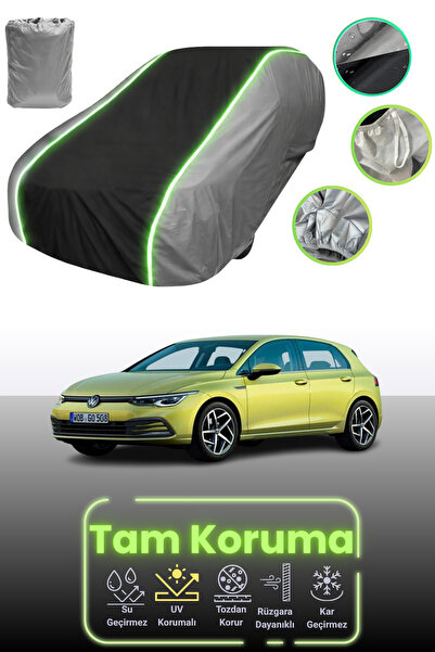 Dokaca Neo غطاء حماية للسيارة باللون الرمادي والأسود والرمادي النيون قماش مجد...