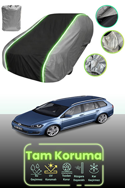 Dokaca Neo Grey.Black.Grey Neon Corded Fabric Volkswagen Golf Vii Variant 201...