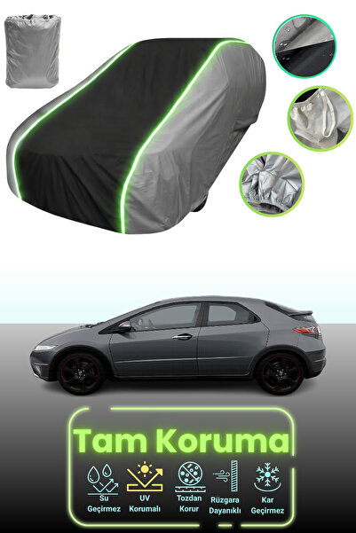 Dokaca Neo غطاء حماية للسيارة متوافق مع هوندا سيفيك قماش مجدّل ذات 5 أبواب من...