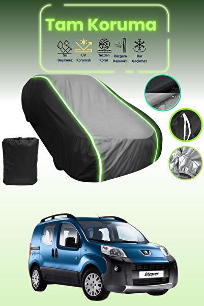 Dokaca Neo غطاء حماية متوافق مع سيارة بيجو بيبر تيبي قماش مجدّل باللون الأسود...