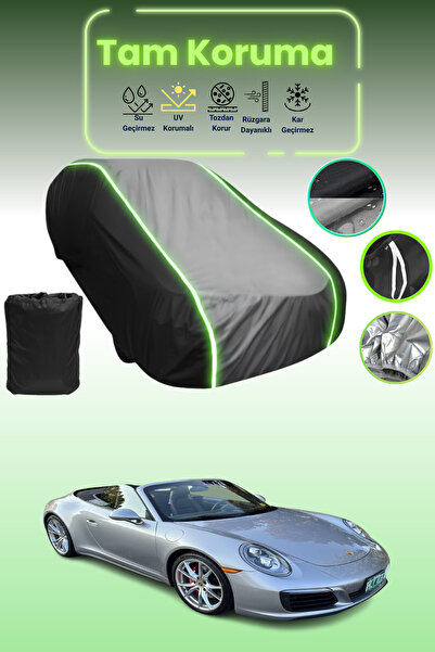 Dokaca Neo غطاء سيارة متوافق مع بورش 911 كاريرا قماش مجدّل (991) 2012 - 2018 ...