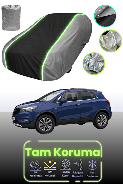 Dokaca Neo غطاء حماية للسيارة باللون الرمادي والأسود والرمادي النيون قماش مجد...