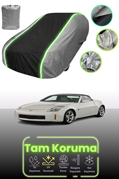 Dokaca Neo غطاء حماية للسيارة باللون الرمادي والأسود والرمادي النيون قماش مجد...