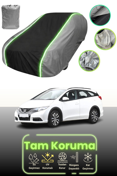 Dokaca Neo غطاء حماية للسيارة متوافق مع هوندا سيفيك تورر 2013 - 2021 باللون ا...