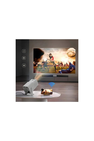 pukotech Hy320 Mini Projeksiyon Cihazı Ultra Hd Android Ev Projektörü Wifi,bluetooth,hdmı