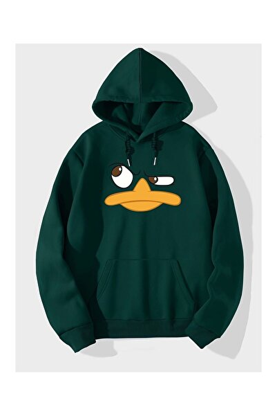 LORVANIY سويت شيرت للجنسين من دوك مطبوع 3 Thread K بغطاء رأس