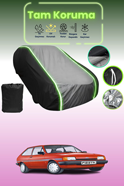 Dokaca Neo غطاء حماية متوافق مع سيارة فورد فييستا قماش مجدّل ذات 3 أبواب من 1...