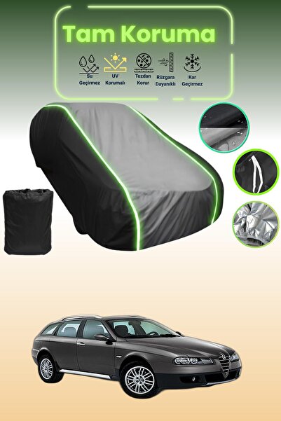 Dokaca Neo غطاء حماية متوافق مع سيارة ألفا روميو 156 كروس واجن قماش مجدّل بال...