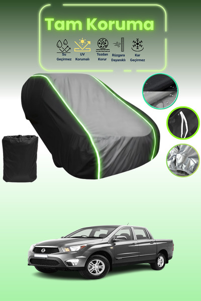 Dokaca Neo غطاء حماية متوافق مع سيارة سانج يونج كوراندو سبورتس قماش مجدّل بال...