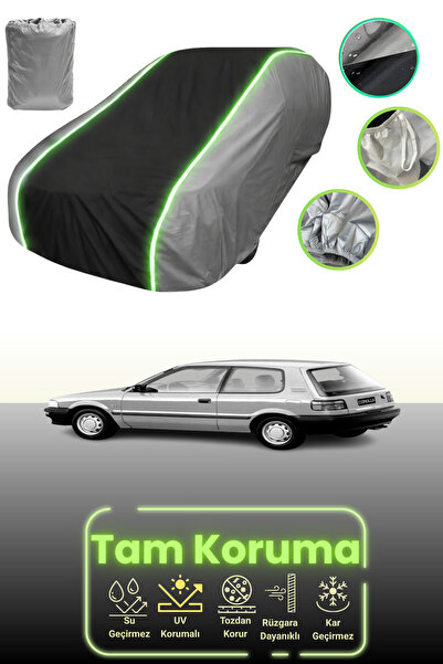 Dokaca Neo غطاء حماية للسيارة باللون الرمادي والأسود والرمادي النيون قماش مجد...