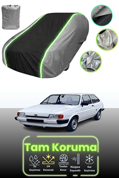 Dokaca Neo غطاء حماية للسيارة باللون الرمادي والأسود والرمادي النيون قماش مجد...