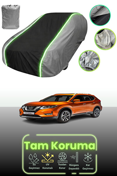 Dokaca Neo غطاء حماية للسيارة باللون الرمادي والأسود والرمادي النيون قماش مجد...