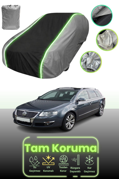 Dokaca Neo Grey.Black.Grey Neon Corded Fabric Volkswagen Passat Variant 2005 ...
