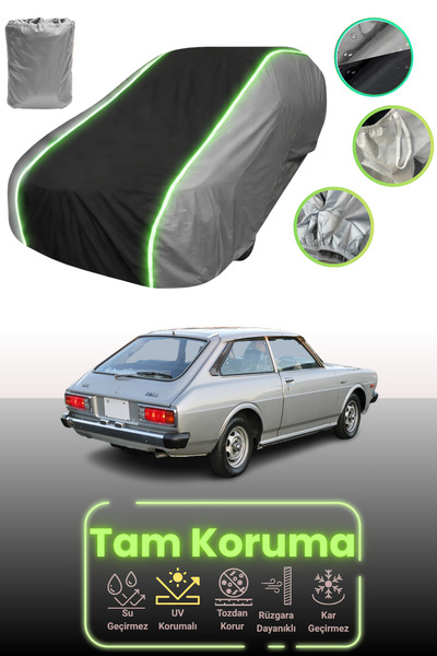 Dokaca Neo غطاء حماية للسيارة باللون الرمادي والأسود والرمادي النيون قماش مجد...