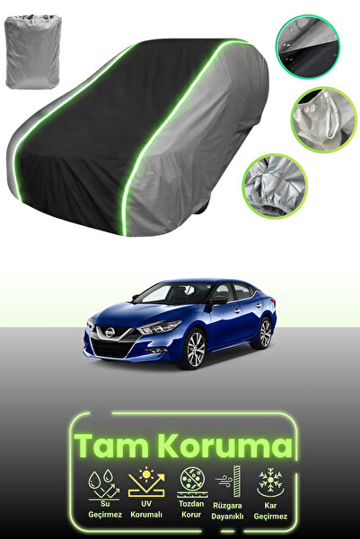 Dokaca Neo غطاء حماية للسيارة باللون الرمادي والأسود والرمادي النيون قماش مجد...