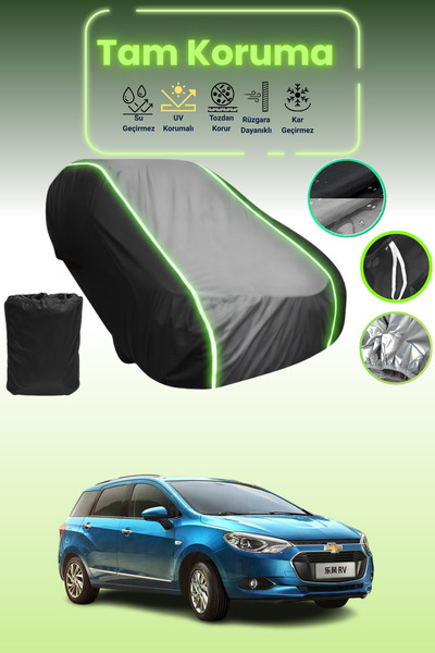 Dokaca Neo غطاء حماية متوافق مع سيارة شيفروليه لوفا آر في قماش مجدّل باللون ا...