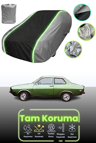 Dokaca Neo غطاء حماية للسيارة باللون الرمادي والأسود والرمادي النيون قماش مجد...