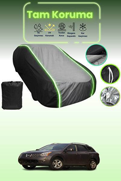 Dokaca Neo غطاء حماية متوافق مع سيارة نيسان روج قماش مجدّل 2007 - 2014 باللون...