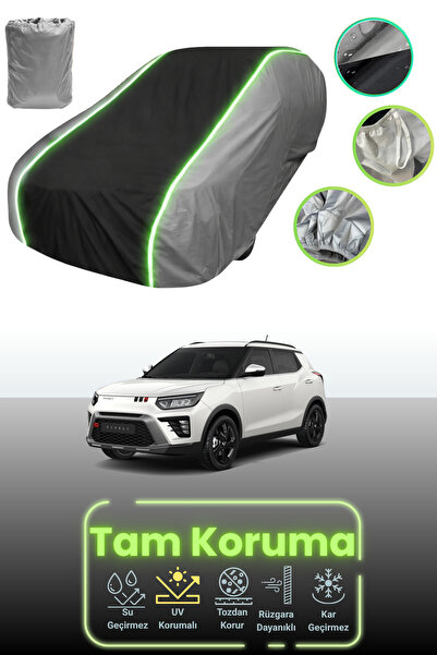 Dokaca Neo غطاء حماية للسيارة متوافق مع تيفولي، رمادي، أسود، رمادي نيون، قماش...