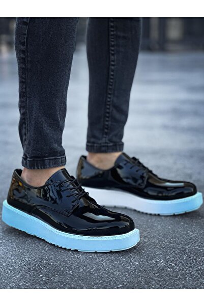 Chekich حذاء سيجي CH001 RBT كلاسيك دانتيل للرجال باللون الأسود