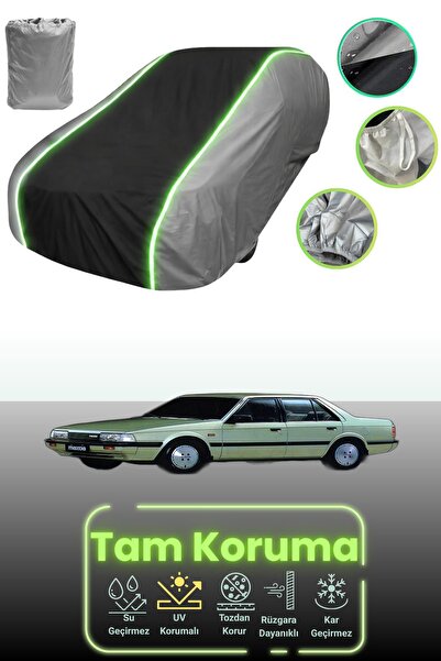 Dokaca Neo غطاء حماية للسيارة باللون الرمادي والأسود والرمادي النيون قماش مجد...