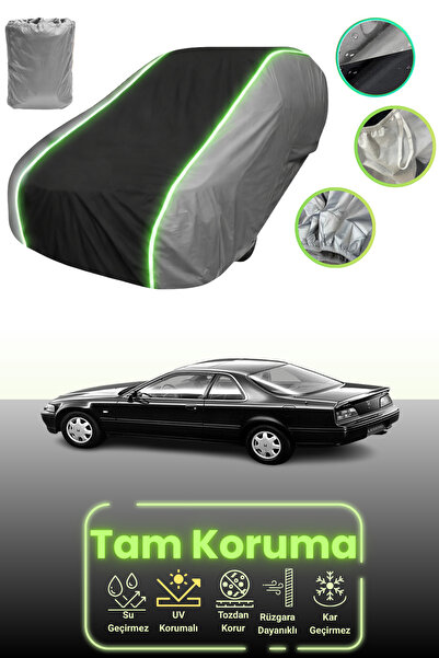 Dokaca Neo غطاء حماية للسيارة باللون الرمادي والأسود والرمادي النيون قماش مجد...