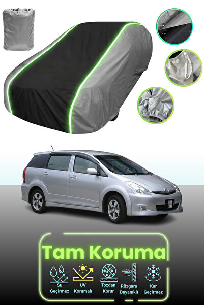 Dokaca Neo غطاء حماية للسيارة باللون الرمادي والأسود والرمادي النيون قماش مجد...