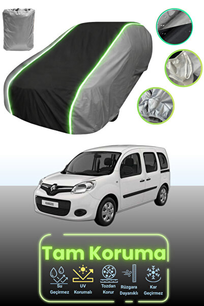 Dokaca Neo غطاء حماية للسيارة باللون الرمادي والأسود والرمادي النيون قماش مجد...