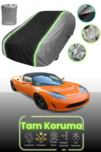 Dokaca Neo غطاء حماية للسيارة باللون الرمادي والأسود والرمادي النيون قماش مجد...