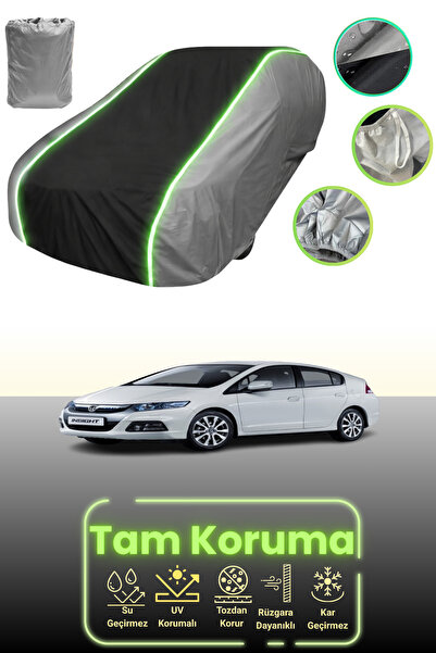 Dokaca Neo غطاء حماية للسيارة باللون الرمادي والأسود والرمادي النيون قماش مجد...