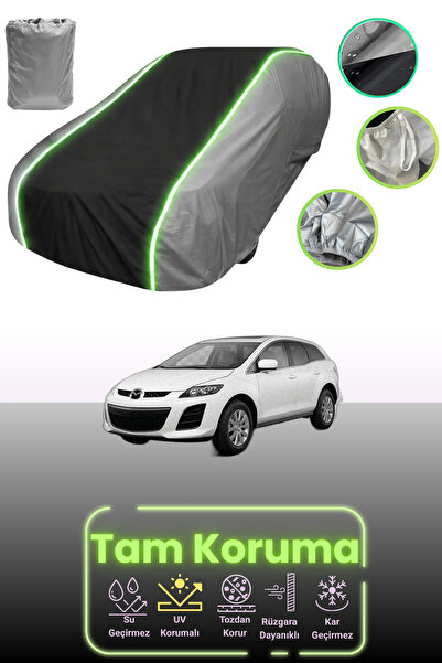 Dokaca Neo غطاء حماية للسيارة باللون الرمادي والأسود والرمادي النيون قماش مجد...