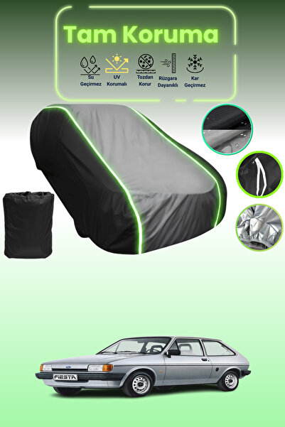 Dokaca Neo غطاء حماية متوافق مع سيارة فورد فييستا قماش مجدّل ذات 3 أبواب من 1...
