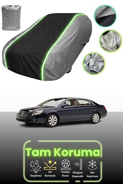 Dokaca Neo غطاء حماية للسيارة باللون الرمادي والأسود والرمادي النيون قماش مجد...