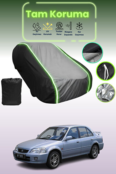 Dokaca Neo غطاء حماية متوافق مع سيارة هوندا سيتي سيدان قماش مجدّل باللون الأس...